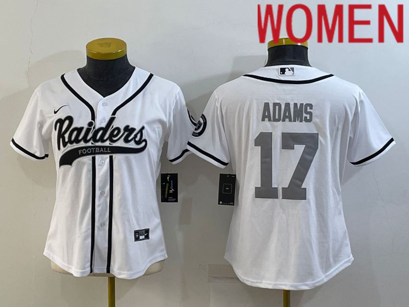 Women Oakland Raiders #17 Adams White 2022 Nike Co branded NFL Jersey
